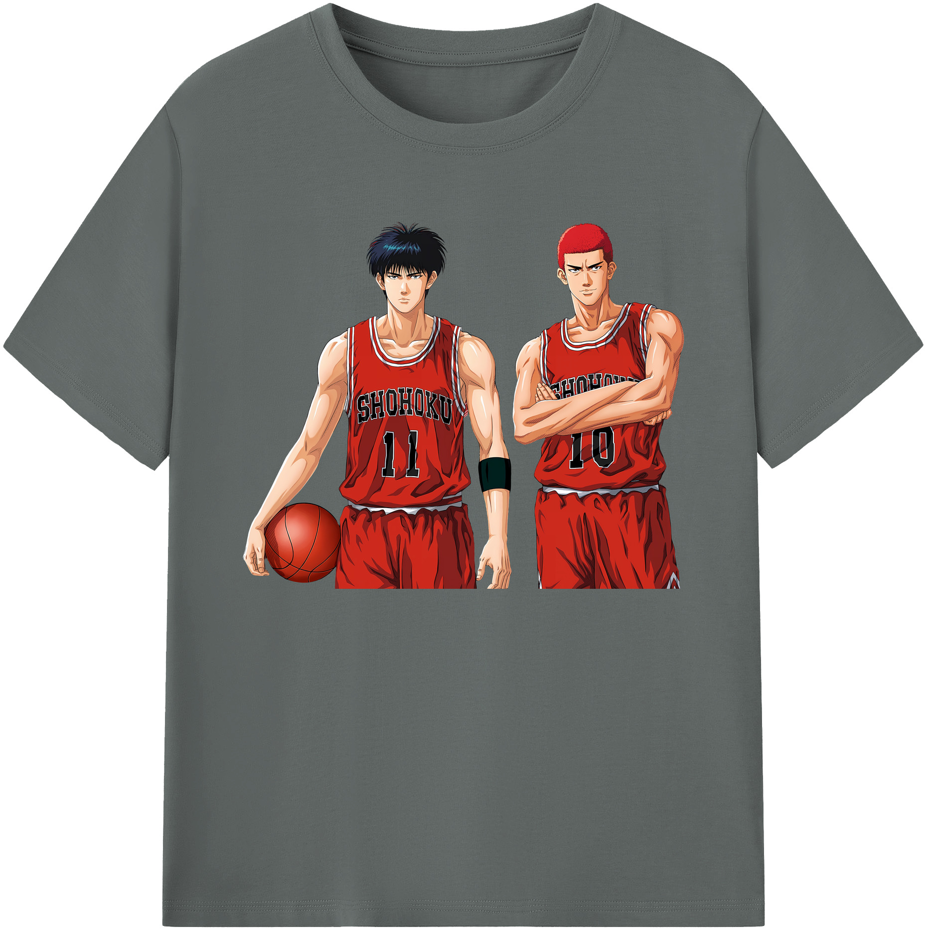 （画像用） SLAM DUNK／スラムダンク 綿100％ メンズ半袖Tシャツ｜肌触りやわらか＆通気性
